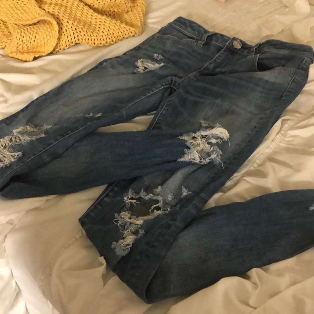 AE super stretch skinny jeans